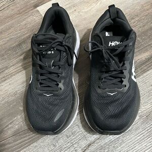 Hoka Black Bondi 8 Women Size 9 Very good condition …